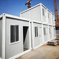 Maisons conteneurs en acier modulaires préfabriquées de luxe, portables et démontables, de 20 et 40 pieds, en kit, pour centre commercial, sous-sol, bar à domicile