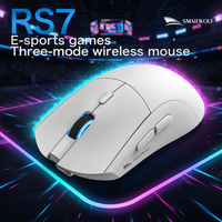 Mouse Nirkabel Isi Ulang Berkualitas Tinggi Mendukung Bluetooth/2.4g Mouse Gaming Presisi Tinggi Mouse Gamer Senyap untuk Komputer