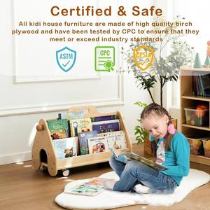 <span class=keywords><strong>ชั้น</strong></span><span class=keywords><strong>วาง</strong></span><span class=keywords><strong>หนังสือ</strong></span>อิสระแบบพกพา-<span class=keywords><strong>ชั้น</strong></span>เก็บของพร้อม<span class=keywords><strong>ชั้น</strong></span><span class=keywords><strong>ไม้</strong></span>สำหรับหนังสือเด็ก - Product Image 4