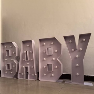 Enseigne LED Numérique Détachable à Piles pour Intérieur, 100 cm, Vente en Gros 2026, Idéale pour Fêtes - Product Image 6