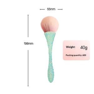 แปรงแต่งหน้าทรงนาฬิกาทรายขนาดใหญ่ ขนแปรงนุ่ม สำหรับ<span class=keywords><strong>ปัด</strong></span><span class=keywords><strong>แก้ม</strong></span> แป้งฝุ่น ไฮไลท์ แปรงเดี่ยว - Product Image 4