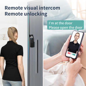 Cerradura Inteligente Glomarket Tuya para Puerta Exterior, Impermeable, Biométrica, con Huella Digital, Teclado Digital, Código Electrónico, para Puerta LK0260 Serru - Product Image 4