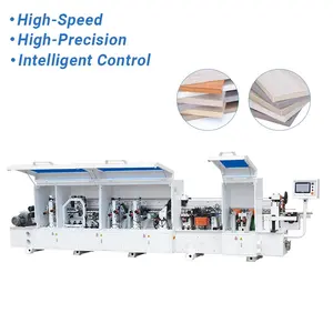 Wholesale Price 8 Function Soft Forming Automatic Woodworking Medium Size Multi-Function Edge Banding Machine For Pvc Edge