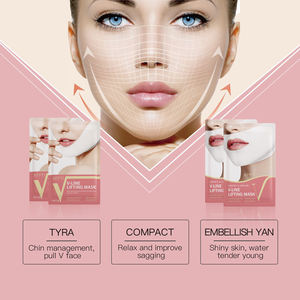 Mascarilla Facial de Hidrogel V-Line, Milagrosa, Efecto Lifting en Forma de V, Adelgazante, Reductor de Papada, Parche de Colágeno Hidrolizado para Esculpir el Rostro y el Cuerpo - Product Image 4