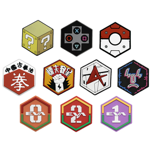 Accesorios para Juegos, Parche de Morale con Velcro, Insignia de PVC con Diseño de Dibujos Animados Clásicos de Moda - Product Image 1