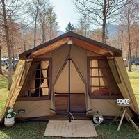 TOPIND Tente du désert d'hôtel de bonne qualité pour le camping en plein air, grande tente Safari Glamping
