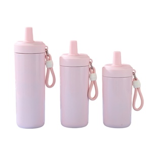 Vaso Térmico <span class=keywords><strong>Rosa</strong></span> <span class=keywords><strong>Pastel</strong></span> de 20/22/25 oz con Cordón de Transporte, Aislamiento de Doble Pared, Opciones de Varios Tamaños - Product Image 1