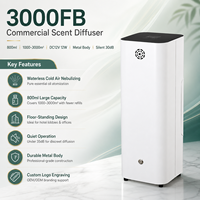 Diffuseur d'arômes commercial portable sans eau Koeazy, humidificateur ultrasonique sur pied, commande à distance par application/Wi-Fi