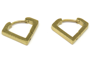 Aros de moda OEM/OEM, impermeables, de acero inoxidable, chapados en oro, hipoalergénicos, proveedor de joyería de moda, aretes chapados en oro de 18k - Product Image 6