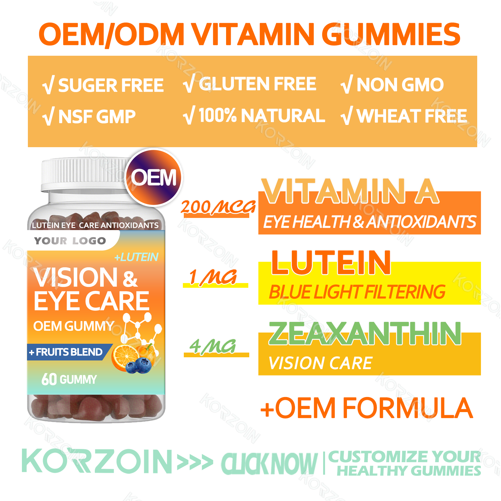 05# OEM VISION LUTEIN VITAMIN A GUMMY