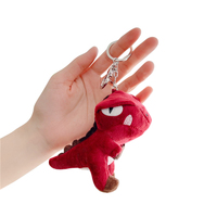 Mini porte-clés dinosaure en peluche, jouet dragon en peluche doux pour sacs d'enfants