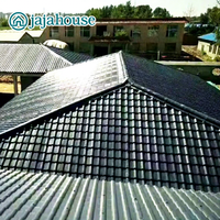 Tuiles romaines doubles et tuiles plates espagnoles en résine synthétique UPVC revêtues ASA modernes de Foshan pour hôtels et parcs