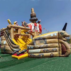 <span class=keywords><strong>Castillo</strong></span> Inflable Comercial con Tobogán y Piscina, Parque Infantil <span class=keywords><strong>de</strong></span> PVC para Niños y Adultos - Product Image 5