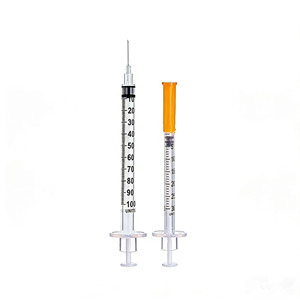 Seringues jetables <span class=keywords><strong>1</strong></span> <span class=keywords><strong>ml</strong></span> 1cc 31G 5/16 pouces, emballage individuel, <span class=keywords><strong>seringue</strong></span> à <span class=keywords><strong>insuline</strong></span>, utilisable pour les animaux, <span class=keywords><strong>1</strong></span> <span class=keywords><strong>ml</strong></span> <span class=keywords><strong>Insuline</strong></span> Spuit 6 mm U100 - Product Image 2