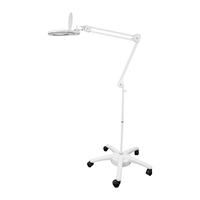OEM 5 Diopter Daylight Adjustable Swivel Magnifier Lamp Foldable LED Floor Standing Magnifying Light for Beauty Salon Lash