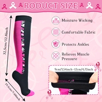 Chaussettes de compression mignonnes pour jeunes, motif animaux 3D, antidérapantes, hauteur genou, pour chiens, chats, entraînement et course à pied - Nouveauté en gros