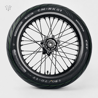 Kit de roues Supermoto Sur-Ron Ultra Bee 17 pouces 100/80-17 130/70-17 en aluminium CNC haute performance pour moto électrique sur route
