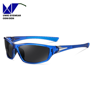 แว่นกันแดดโพลาไรซ์ทรงสี่เหลี่ยม OEM Sports พร้อมเลนส์ป้องกันรังสียูวี 400 กรอบพลาสติกสีชา สำหรับกีฬากลางแจ้งและปั่นจักรยาน - Product Image 4