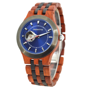 Montre avec mouvement mécanique en bois, livraison gratuite, nouvelle collection - Product Image 5