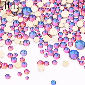 Strass en cristal de verre pour vêtements, vente en gros, Strass de haute qualité Non correcteurs de taille mixte - Product Image 5