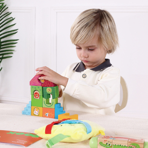Educational Box Wooden Twisting Cube Stacking Game <strong>Shape</strong> <strong>Sort</strong> Puzzle Montessori <strong>Toys</strong> for Kids 22-24 Months - Product Image 2