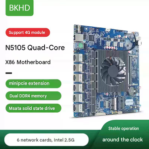 Carte mère industrielle BKHD N5105 4 LAN 2.5G NAS Intel I226 6 SATA DDR4 M2 NVMe - Product Image 1