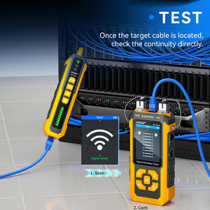 เครื่องทดสอบไฟเบอร์และเครือข่ายมัลติฟังก์ชั่น NF-8518 Noyafa พร้อมระบบตรวจจับและติดตามสายสัญญาณ10ความยาวคลื่น opm VfL POE - Product Image 2