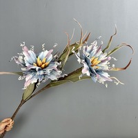 Nouveau Desgin Artificielle EVA Fleur Real Touch Avancée Maison Pivoine Corail Fruit Fleur pour La Maison De Mariage Décoration De Table
