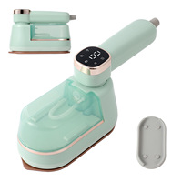Plancha de Vapor Eléctrica Portátil, Desmontable, con Tanque de Agua de 160 ml, 1300 W, Alimentación CA, Calentamiento Rápido, Protección Contra la Ebullición en Seco, Uso Doméstico