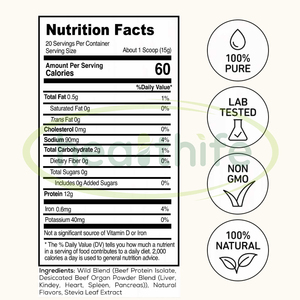 New Zealand cỏ cho ăn thịt bò bổ sung vitamin tổng hợp phức tạp bột protein nội tạng thịt bò cho phụ nữ - Product Image 2