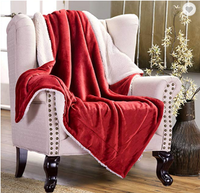 Manta Cobertores Microfibre Peluche Hiver Jeté Flanelle Sherpa Polaire Couvertures