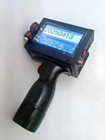 Imprimante thermique à jet d'encre manuelle portable avec support flexible, connectivité USB, conception portable pour l'impression de dates et de codes de lots