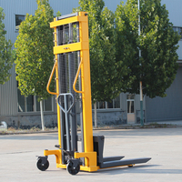 Gerbeur Électrique Essentiel pour Entrepôt, Gerbeur de Bois Électrique, Gerbeur de Palettes Électrique Mobile, Dégereuse