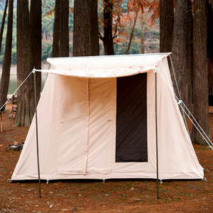 Tenda da Tetto Shan Zhi Ke a Doppio Strato, Beige, Impermeabile, Completamente Attrezzata per Campeggio, in Tessuto Poliestere e Cotone - Product Image 2