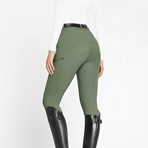 רכיבת מושב מלא של נשים, בד יבש מהיר יבש עם רוכסן מוסתר עבור רכיבה על סוסים - Product Image 1