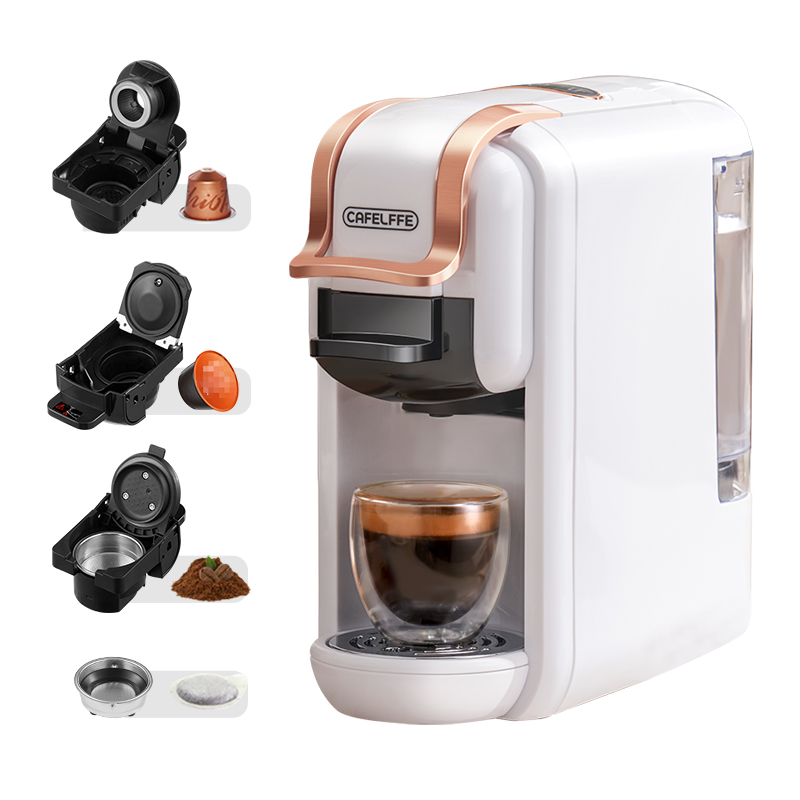 cafelffe 19bar 110v电动咖啡机4合1多兼容冷/热模式dolce/ns/ese pod