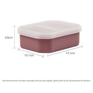 Silicone <b>Lunch</b> <b>Box</b> Custom Logo Outdoor Portable Storage <b>Compartment</b> Sealing Leak-Proof Food Grade Microwaveable - Product Image 2