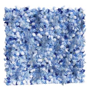 Blue Flower Wall Backdrop Backdrop Silk <b>Artificial</b> Decorative Flower Wall Flower Wall for Wedding Stage Decoration - Product Image 6