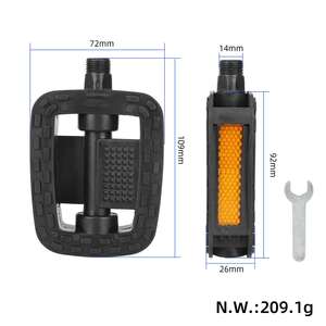 Pedales universales antideslizantes para bicicleta eléctrica, reposapiés duraderos para bicicleta de montaña, accesorios de repuesto para bicicleta plegable - Product Image 2
