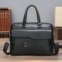 Nouvelle sacoche en cuir PU de haute qualité sans logo pour hommes, sacs à main d'affaires, sacs à bandoulière pour ordinateur portable