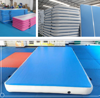 Tapis de yoga gonflable en PVC – Option personnalisée portable et étanche pour gymnastique, danse, taekwondo, arts martiaux, matelas pneumatique pour figures acrobatiques