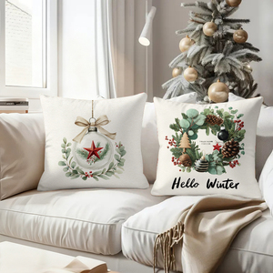 Christmas throw pillows with festive designs for cozy holiday decor - Product Image 4
