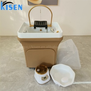 Kisen – Évier de lavage de cheveux populaire pour salon de coiffure et de beauté, avec bac en plastique réglable pour le lavage des cheveux - Product Image 3