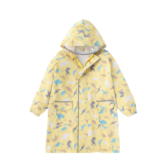 Cartoon Children's Waterproof Foldable Lightweight Polyester Rain Jacket & for for Boys Girls-School & Outdoor Tour Use