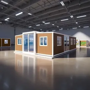 20ft 40ft Expandable <b>Prefab</b> Villa Luxury Container Home Modular Factory - Product Image 1
