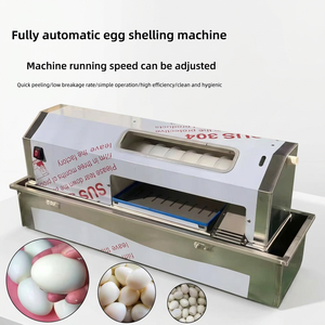 Máquina peladora de huevos automática de acero inoxidable para plantas de procesamiento de alimentos - Product Image 1