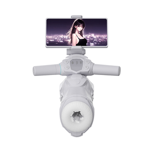 Machine sexuelle masculine à succion rapide et rétractable, avec fonction d'entraînement à la retardeuse d'éjaculation, godet de masturbation avec support de téléphone, pour massage du pénis et simulation de fellation - Product Image 3