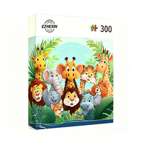 Puzzle en papier éducatif de 300 pièces pour adultes, enfants, seniors, activité familiale, cadeau de soirée, jouet