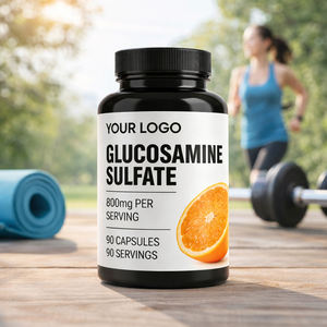 GMP-gecertificeerde glucosaminesulfaatcapsules, supplement voor gewrichten en botten, op maat gemaakte verpakking - Product Image 4