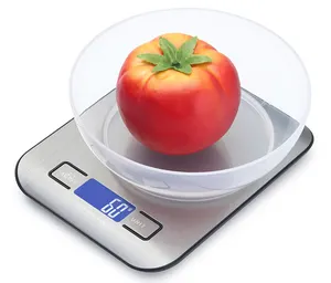Высокоточные цифровые электронные весы из нержавеющей стали, 10 кг, пищевые весы для выпечки, кухонные весы для лекарств